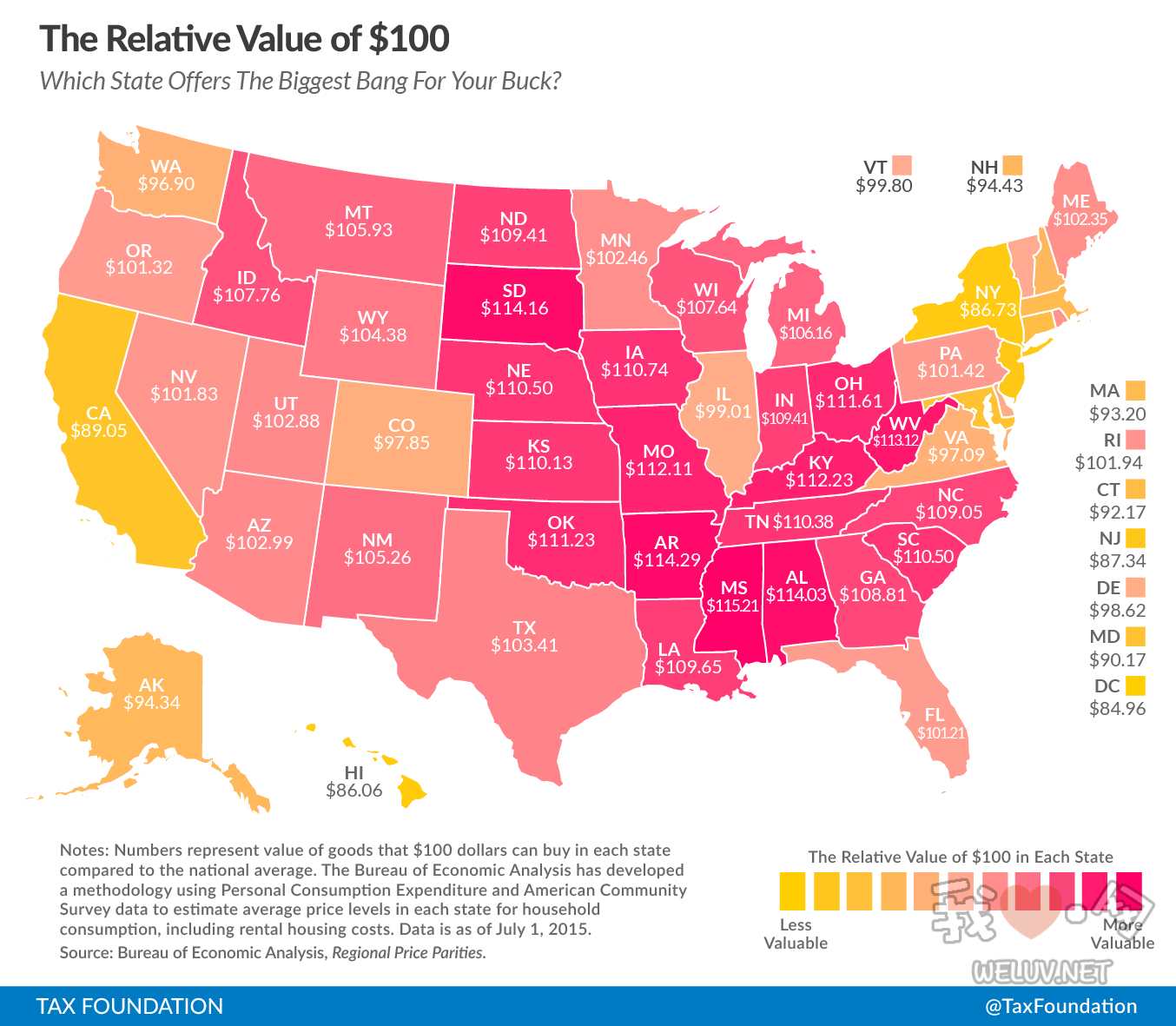 $100 Map